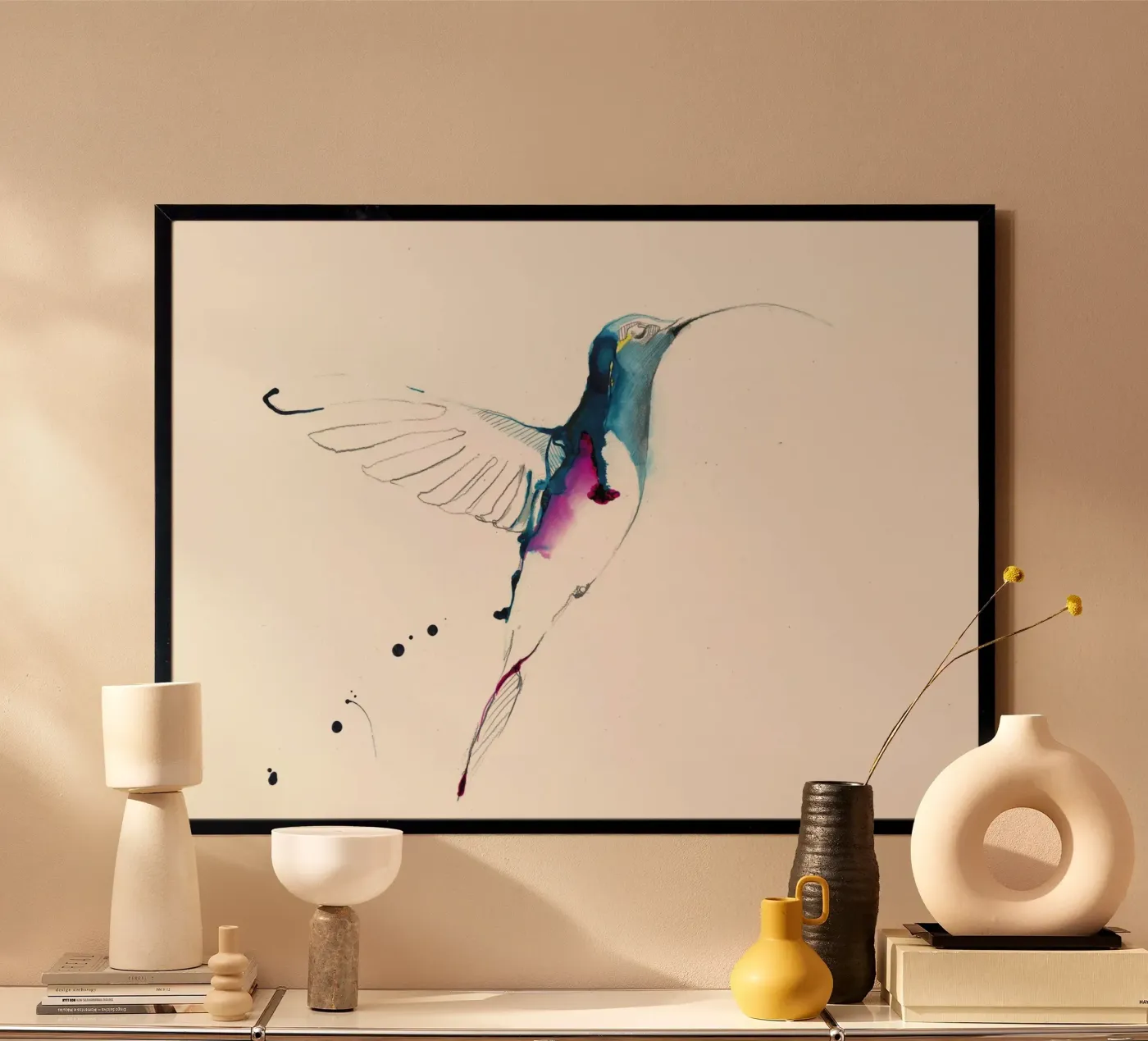 colibrì poster da Petit Boom Prints