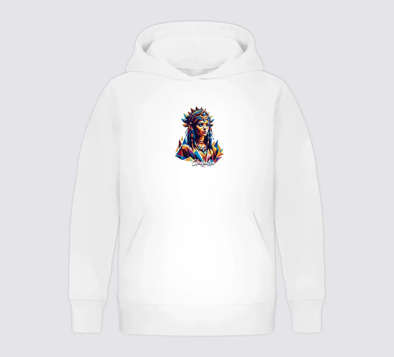 Cleopatra in WPAP Pop Art sudadera con capucha para niño de vectorartnesia