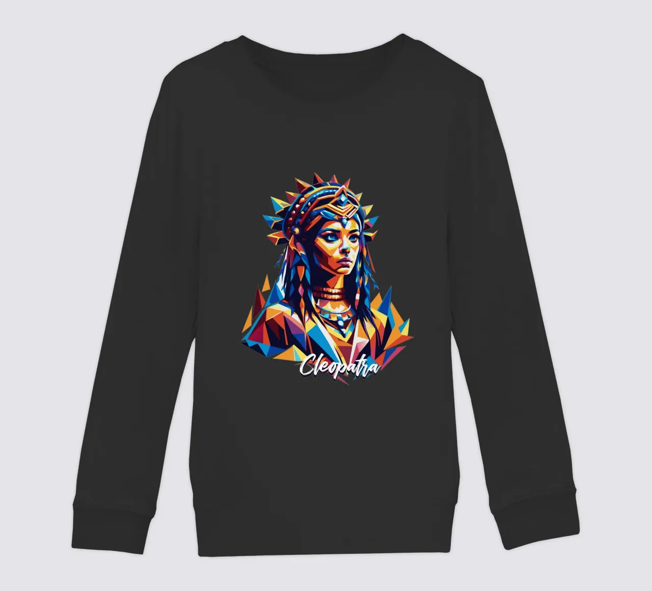 Cleopatra in WPAP Pop Art felpa bambino da vectorartnesia
