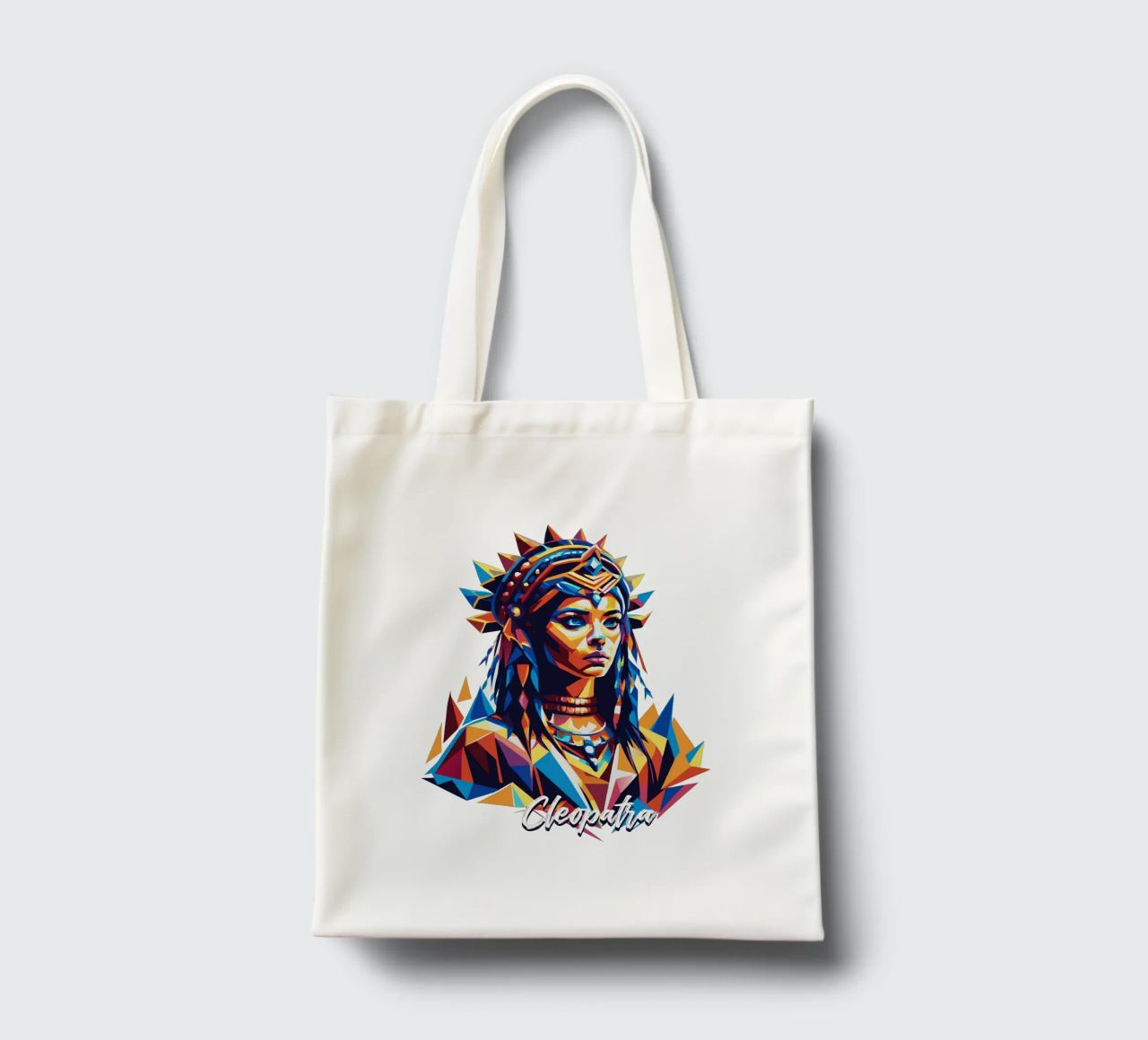 Cleopatra in WPAP Pop Art borsa in juta da vectorartnesia