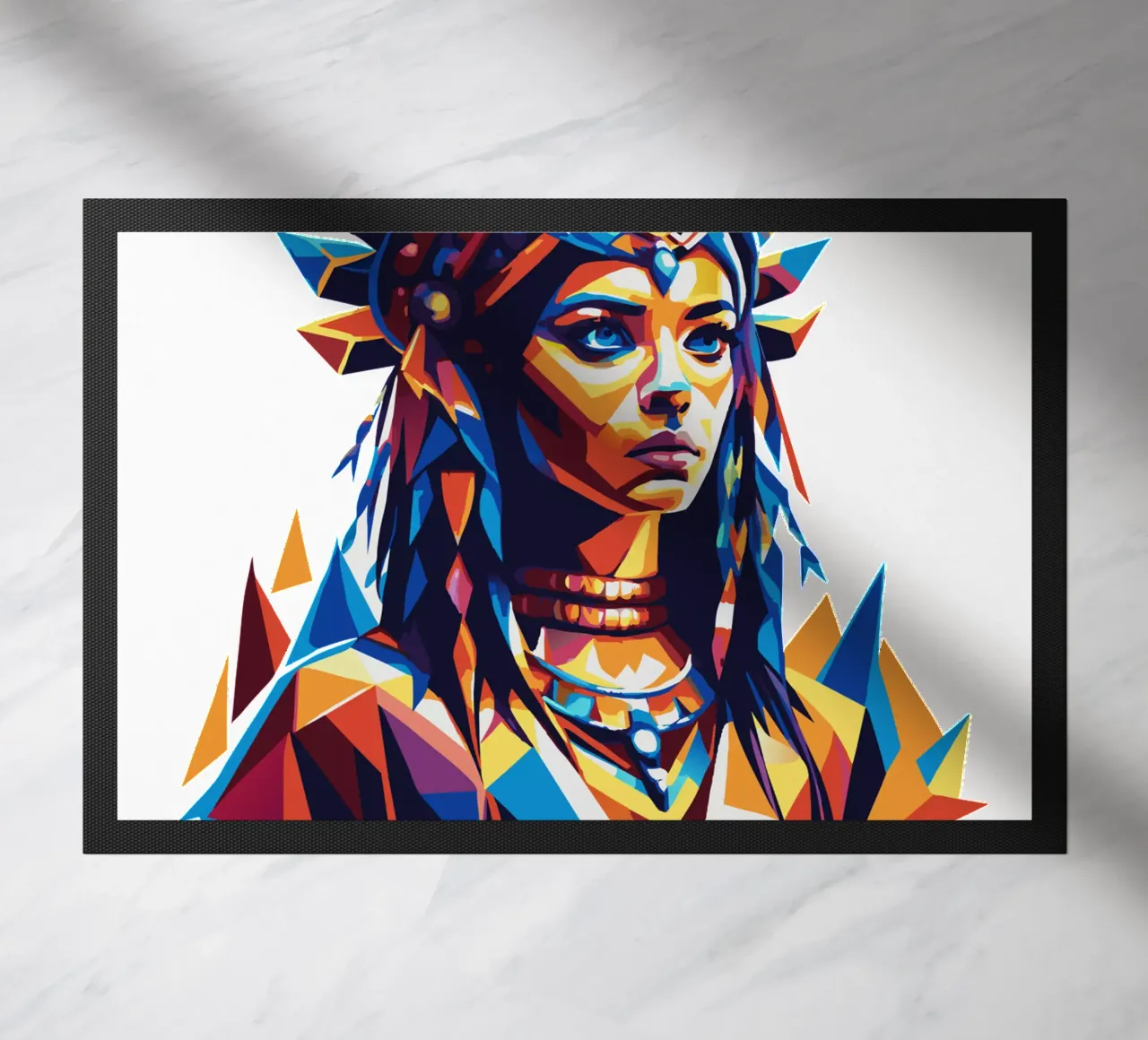 Cleopatra in WPAP Pop Art zerbino da vectorartnesia