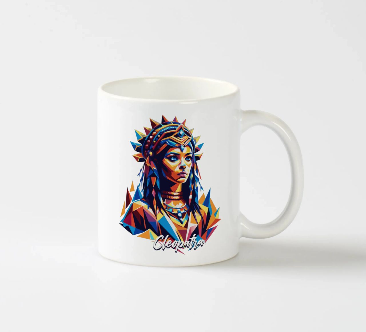 Cleopatra in WPAP Pop Art tazza in ceramica da vectorartnesia