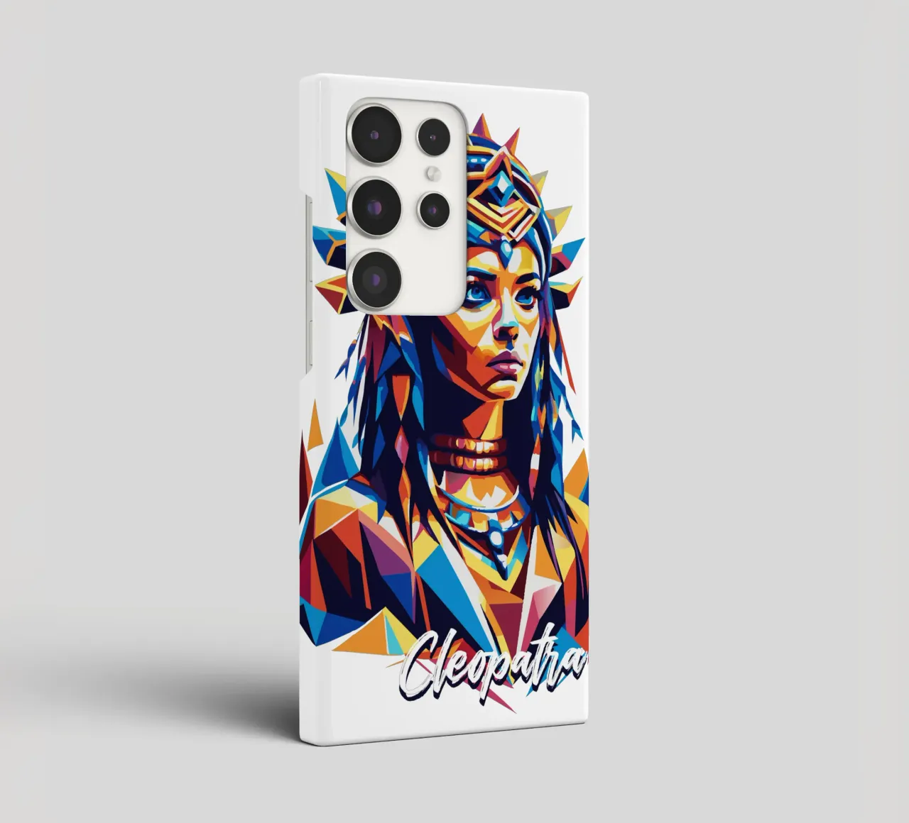 Cleopatra in WPAP Pop Art cover samsung da vectorartnesia