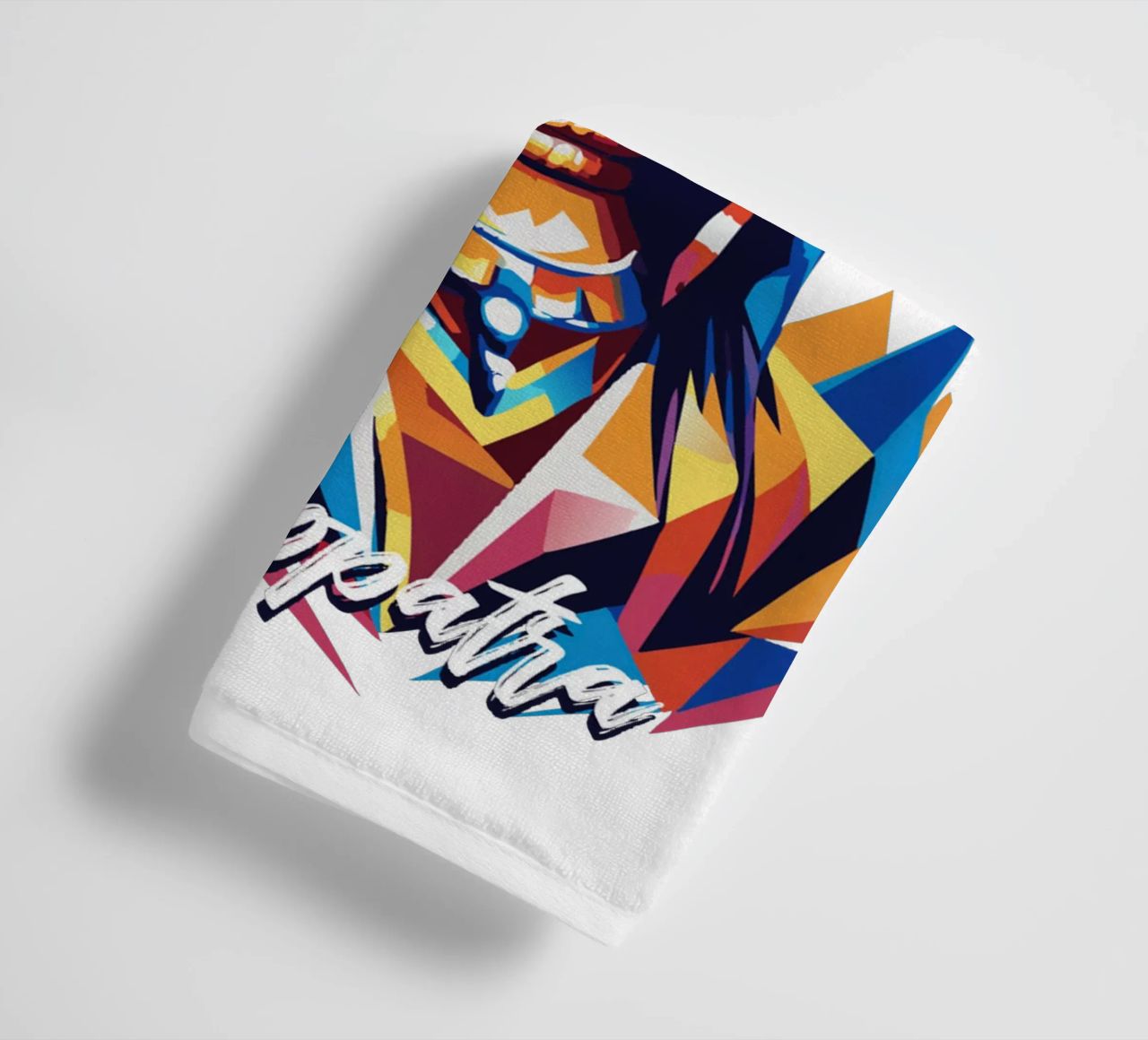 Cleopatra in WPAP Pop Art asciugamano da bagno da vectorartnesia