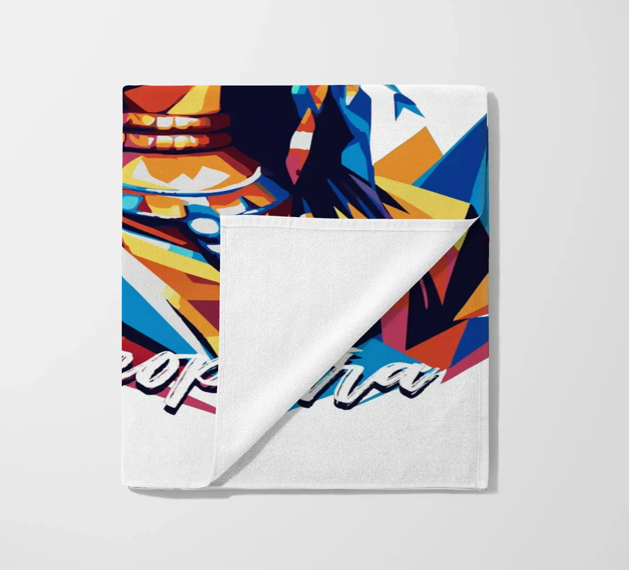 Cleopatra in WPAP Pop Art telo mare da vectorartnesia