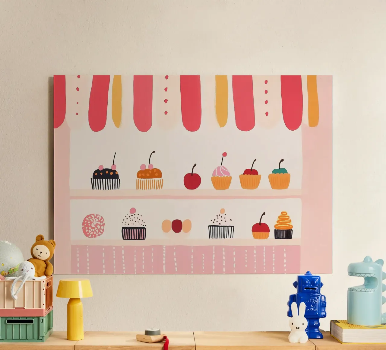 Cupcake Store Acryl-Glas von Little Art Lab