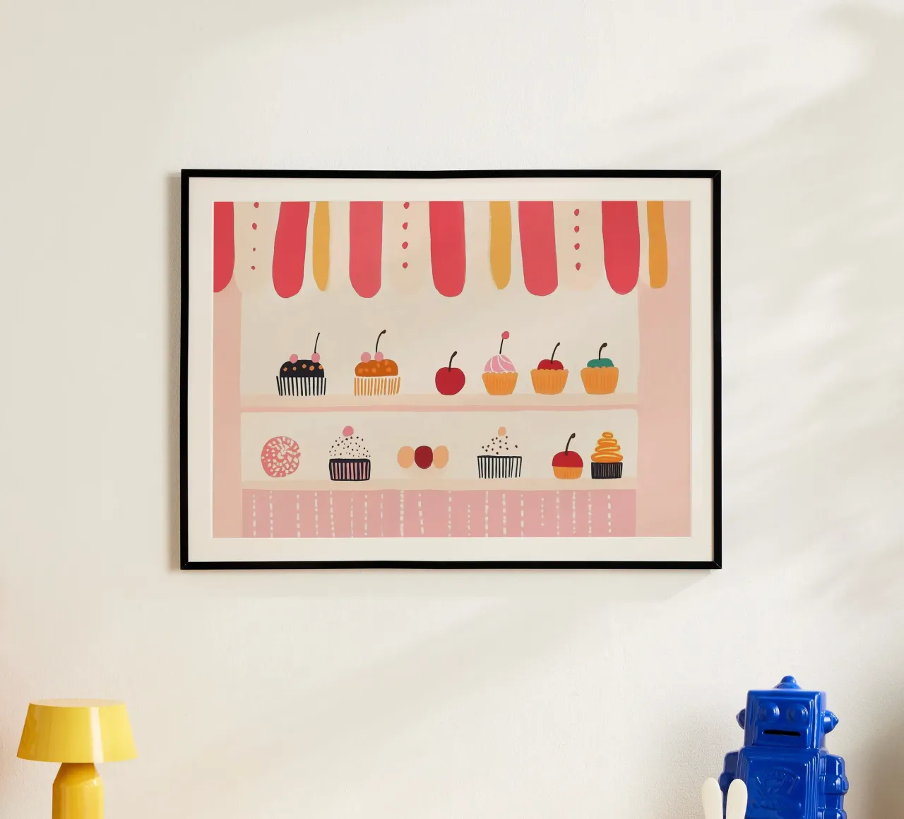 Cupcake Store poster by Little Art Lab