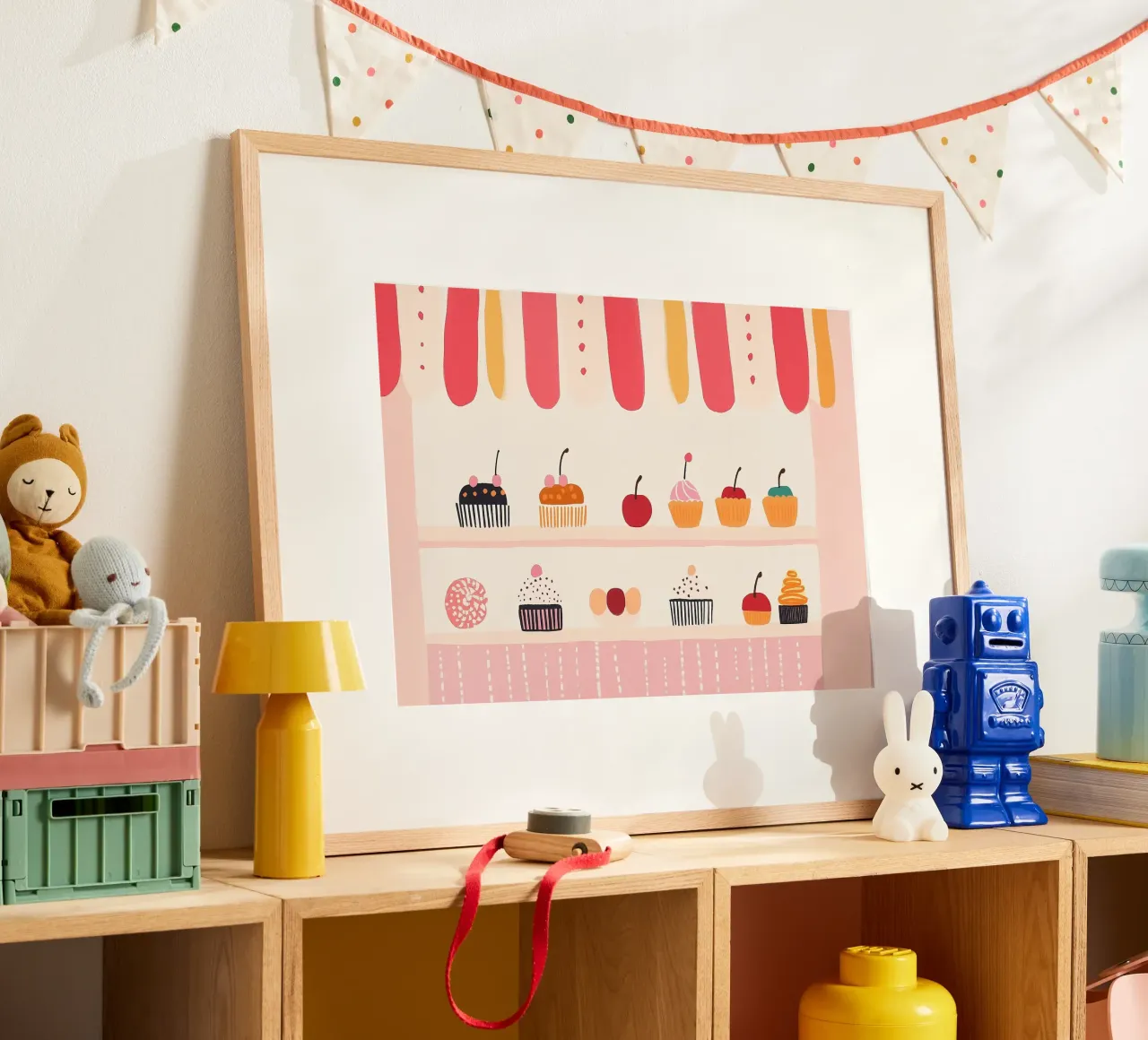 Cupcake Store poster by Little Art Lab