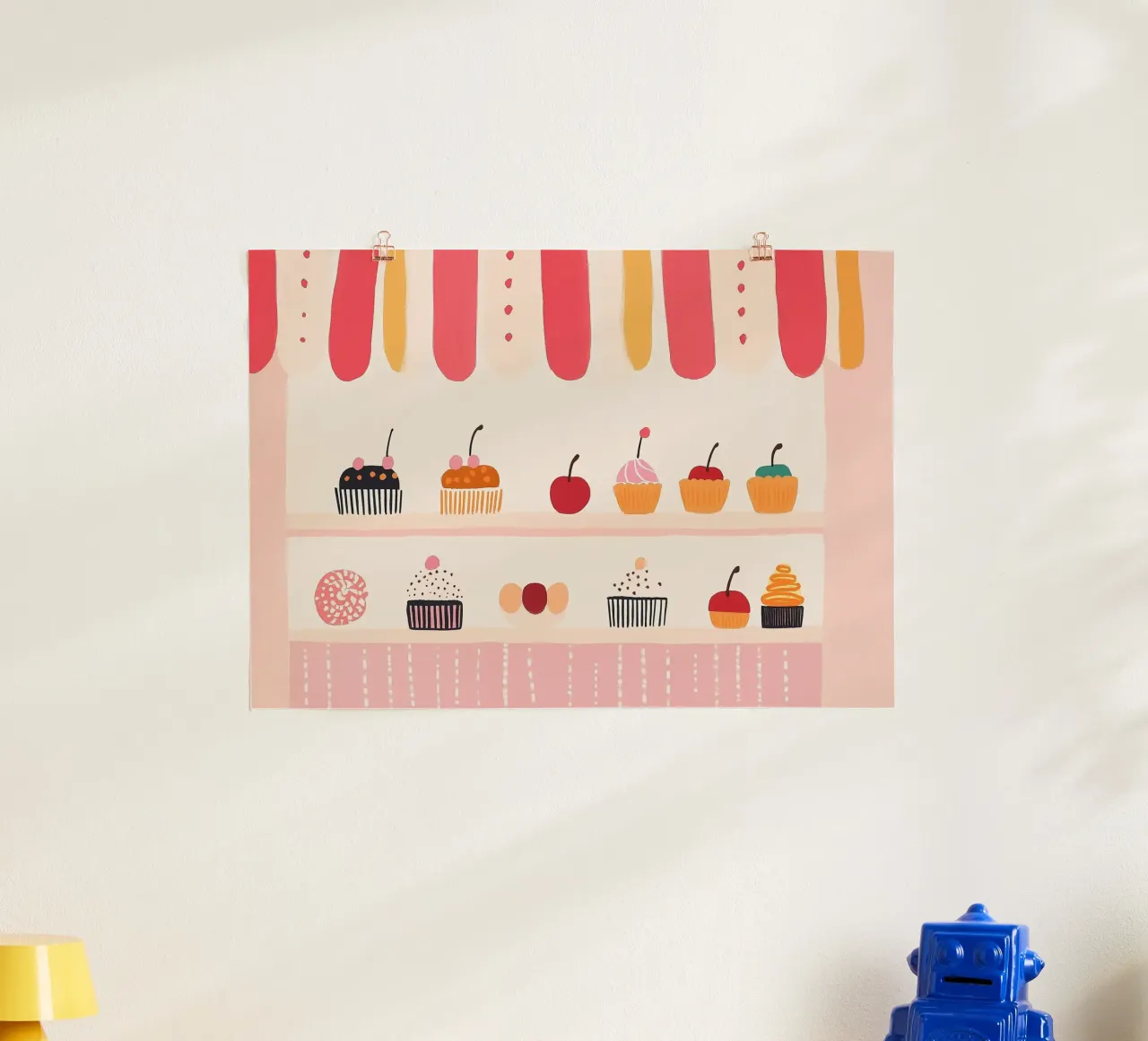 Cupcake Store poster by Little Art Lab