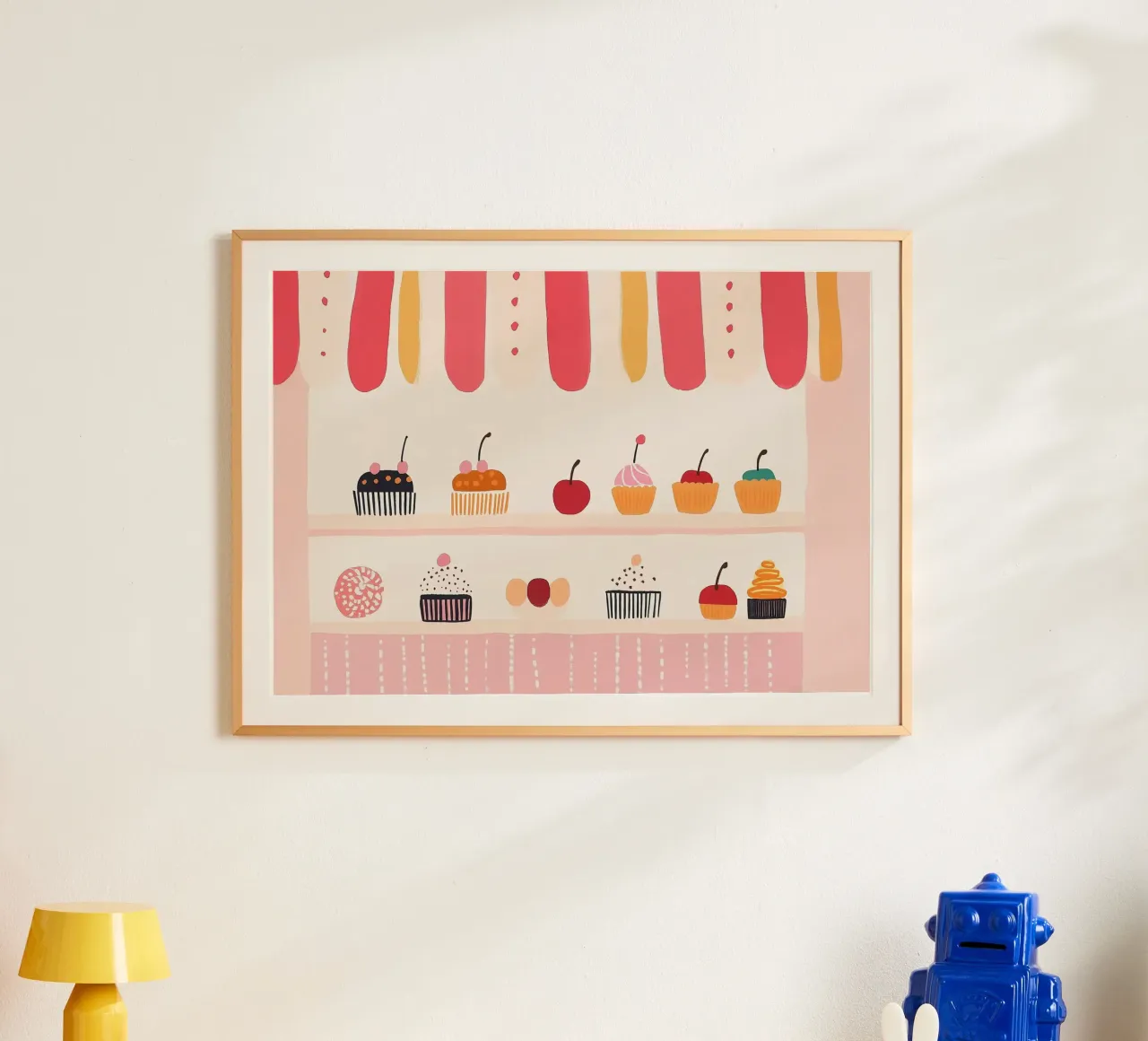Cupcake Store poster by Little Art Lab