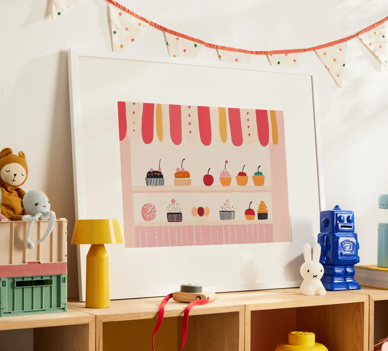 Cupcake Store poster by Little Art Lab