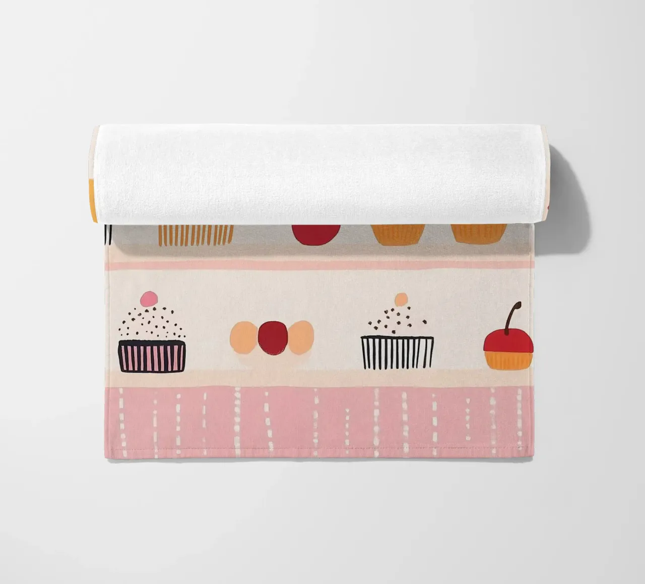 Negozio di cupcake telo mare da Little Art Lab