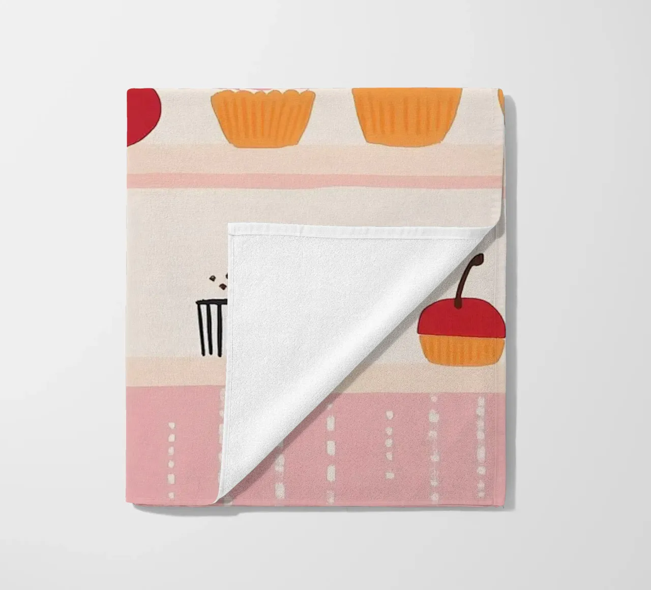 Negozio di cupcake telo mare da Little Art Lab