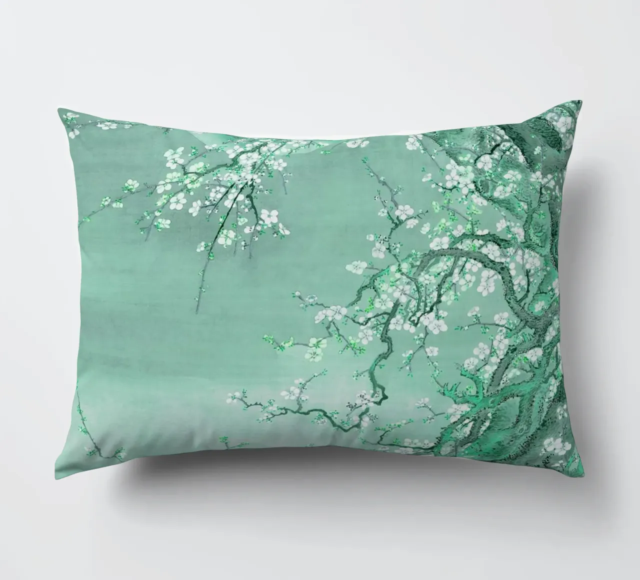 Moonlight Plum Blossom decorative cushion by Artistic-shop