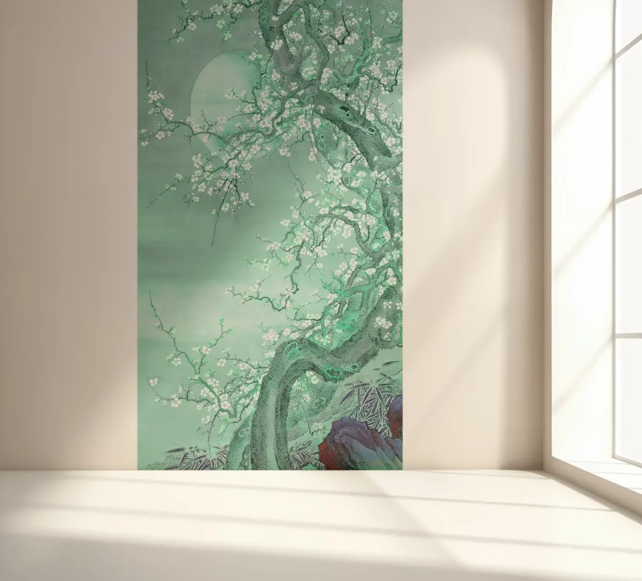 Moonlight Plum Blossom photo wallpaper by Artistic-shop