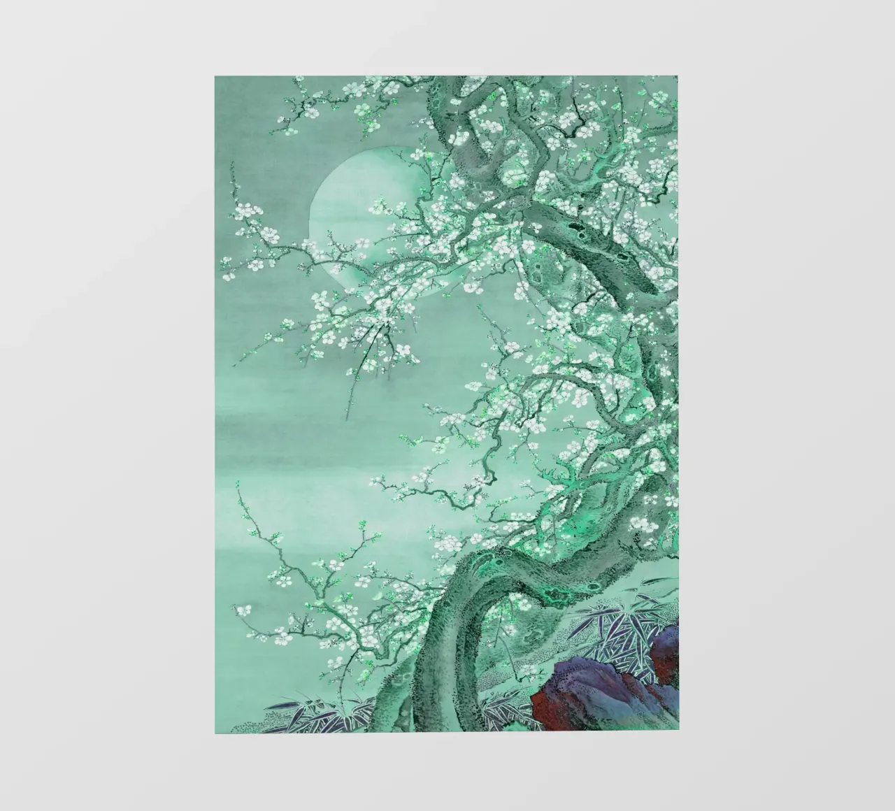 Moonlight Plum Blossom photo wallpaper by Artistic-shop