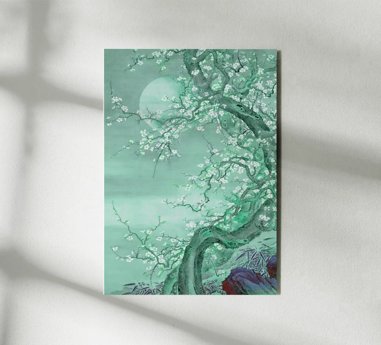 Moonlight Plum Blossom alu-dibond by Artistic-shop