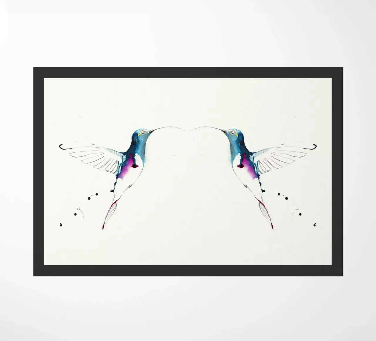 colibrì zerbino da Petit Boom Prints