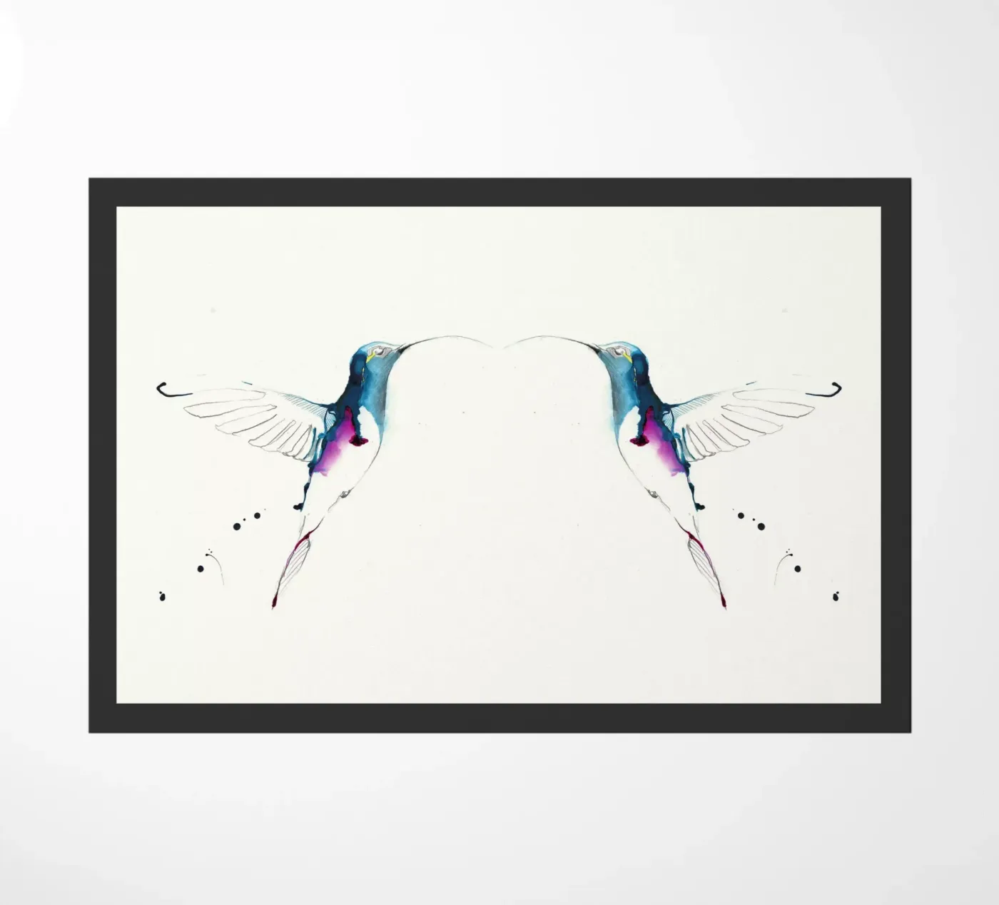 colibrì zerbino da Petit Boom Prints