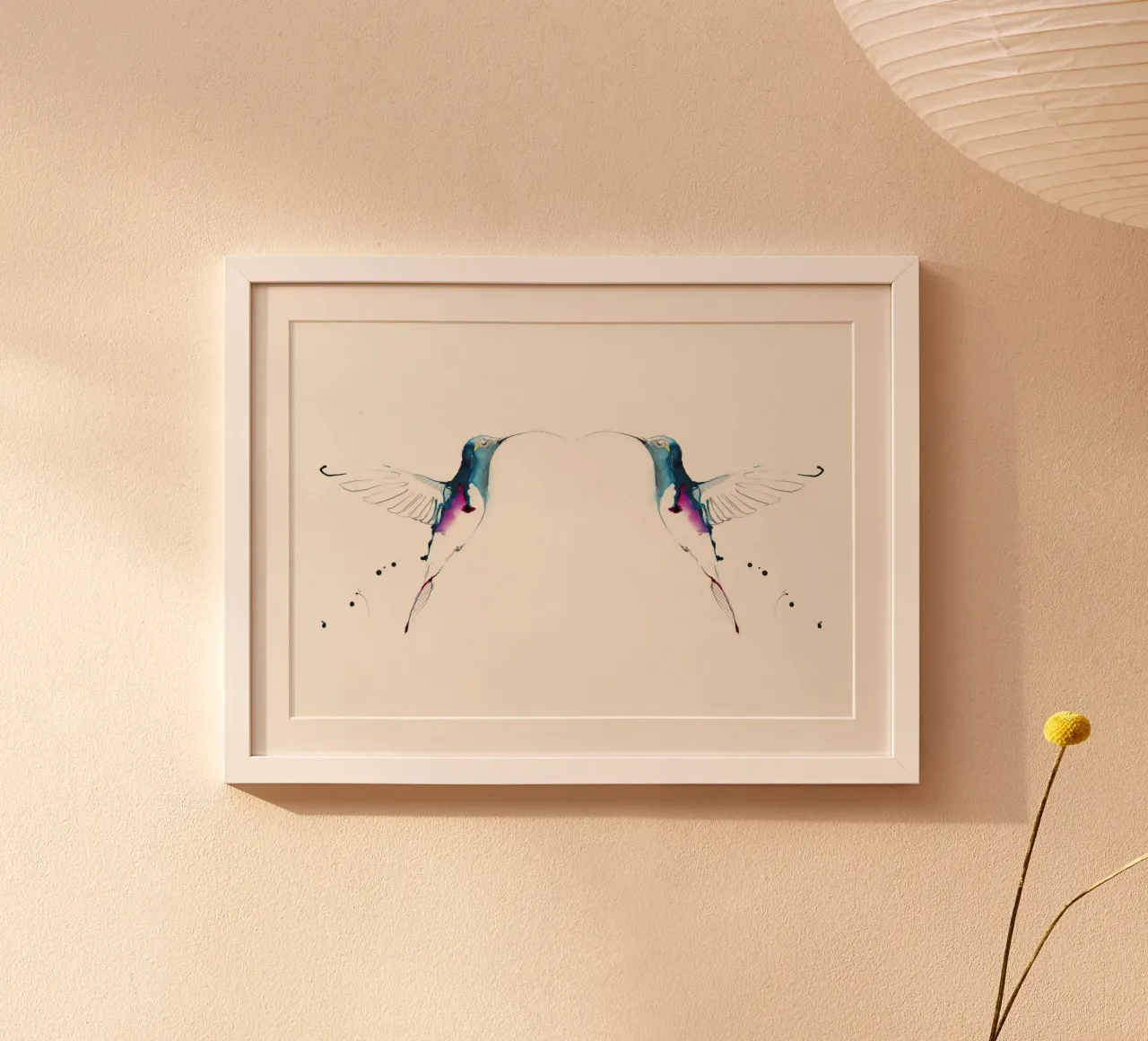 colibrì poster da Petit Boom Prints