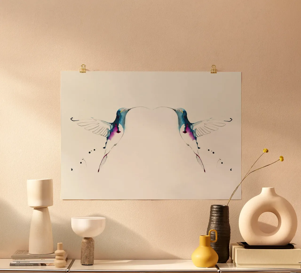 colibrì poster da Petit Boom Prints