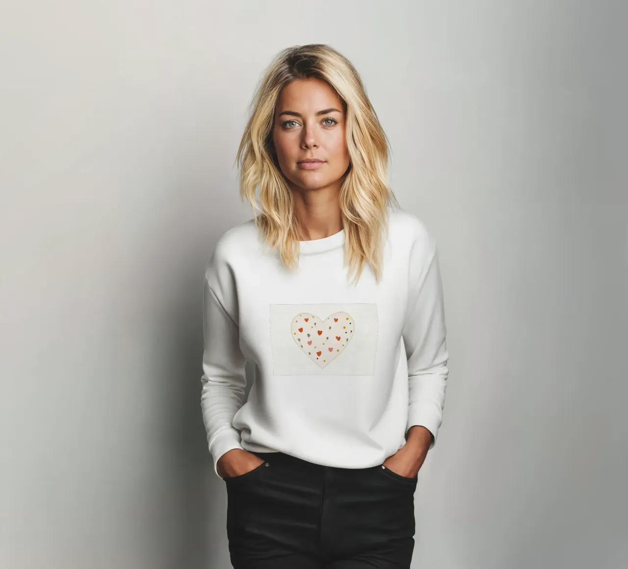 Heart felpa da Little Art Lab