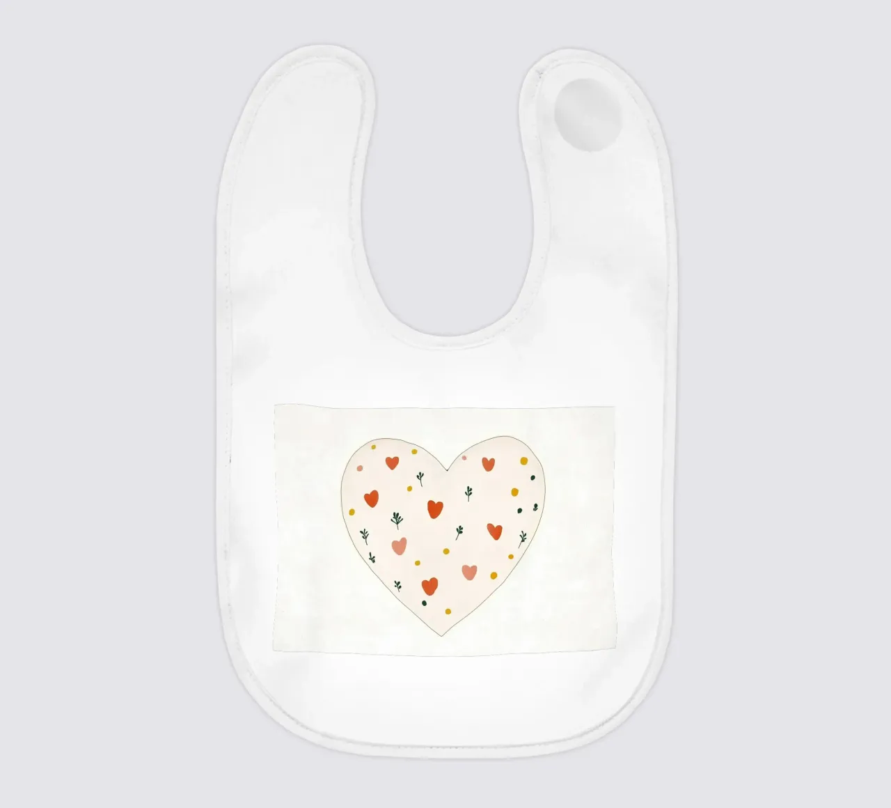 Cuore bavaglino da Little Art Lab