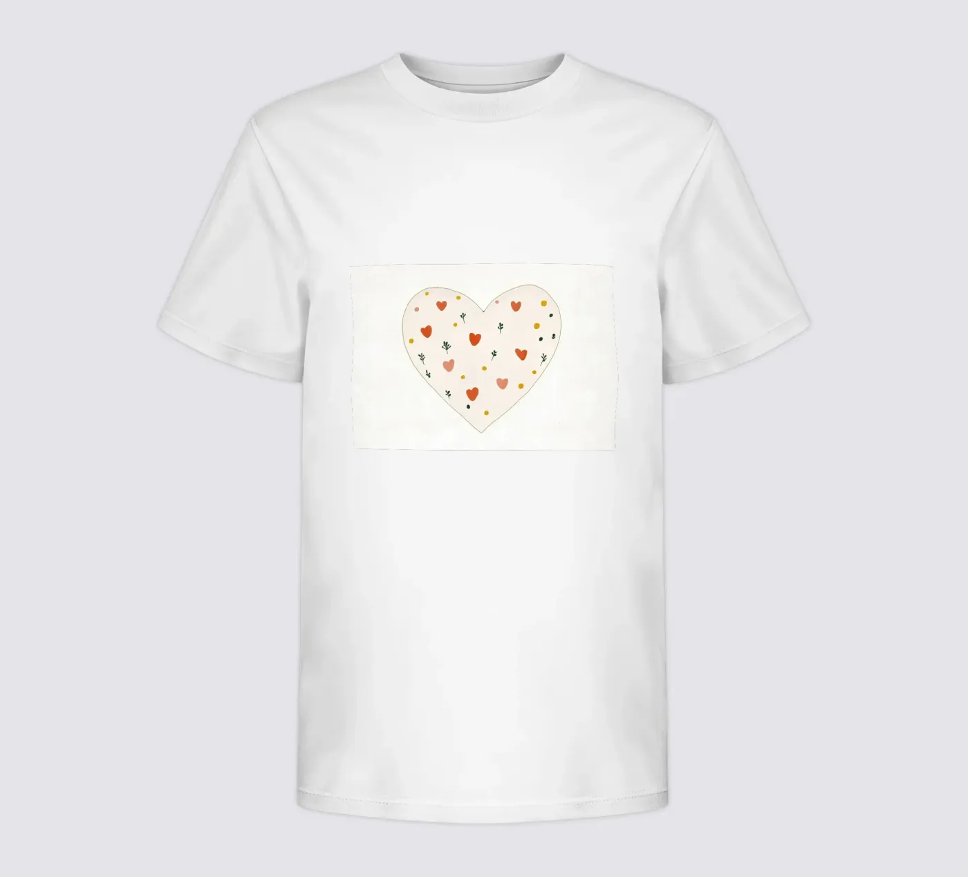 Hart kinder t-shirt van Little Art Lab