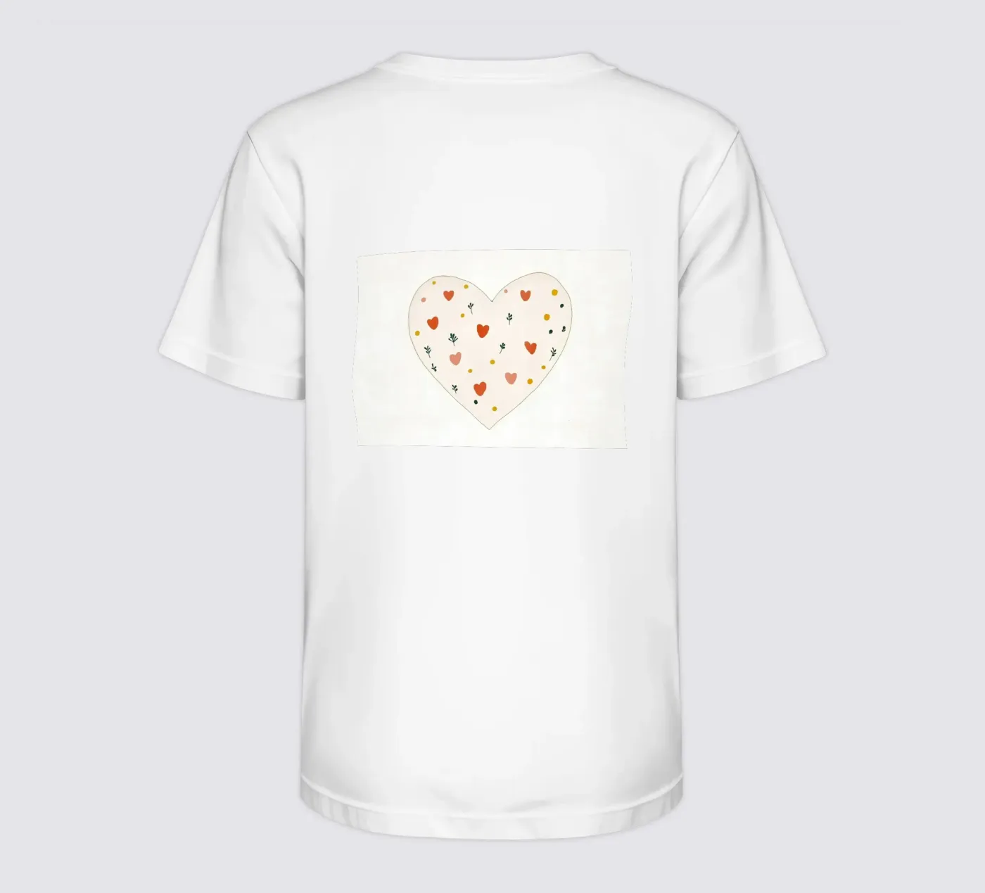 Hart kinder t-shirt van Little Art Lab
