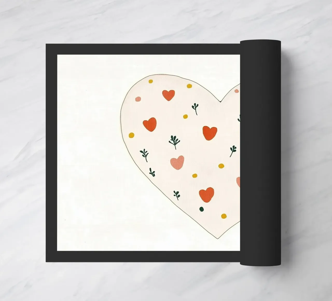 Heart paillasson de Little Art Lab