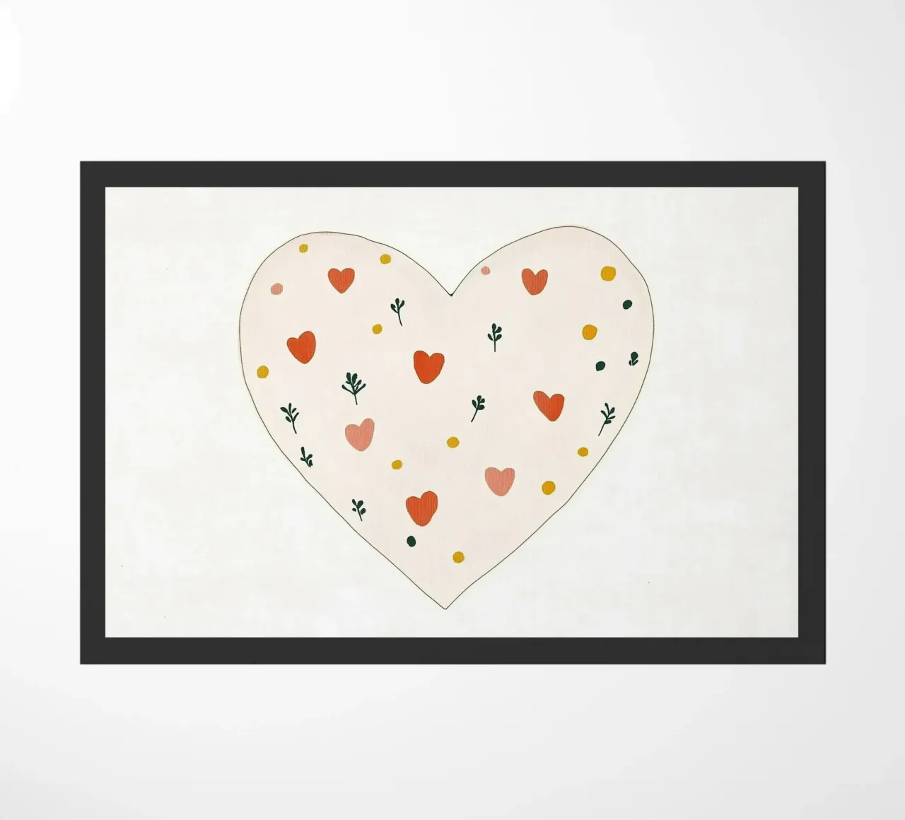 Heart paillasson de Little Art Lab