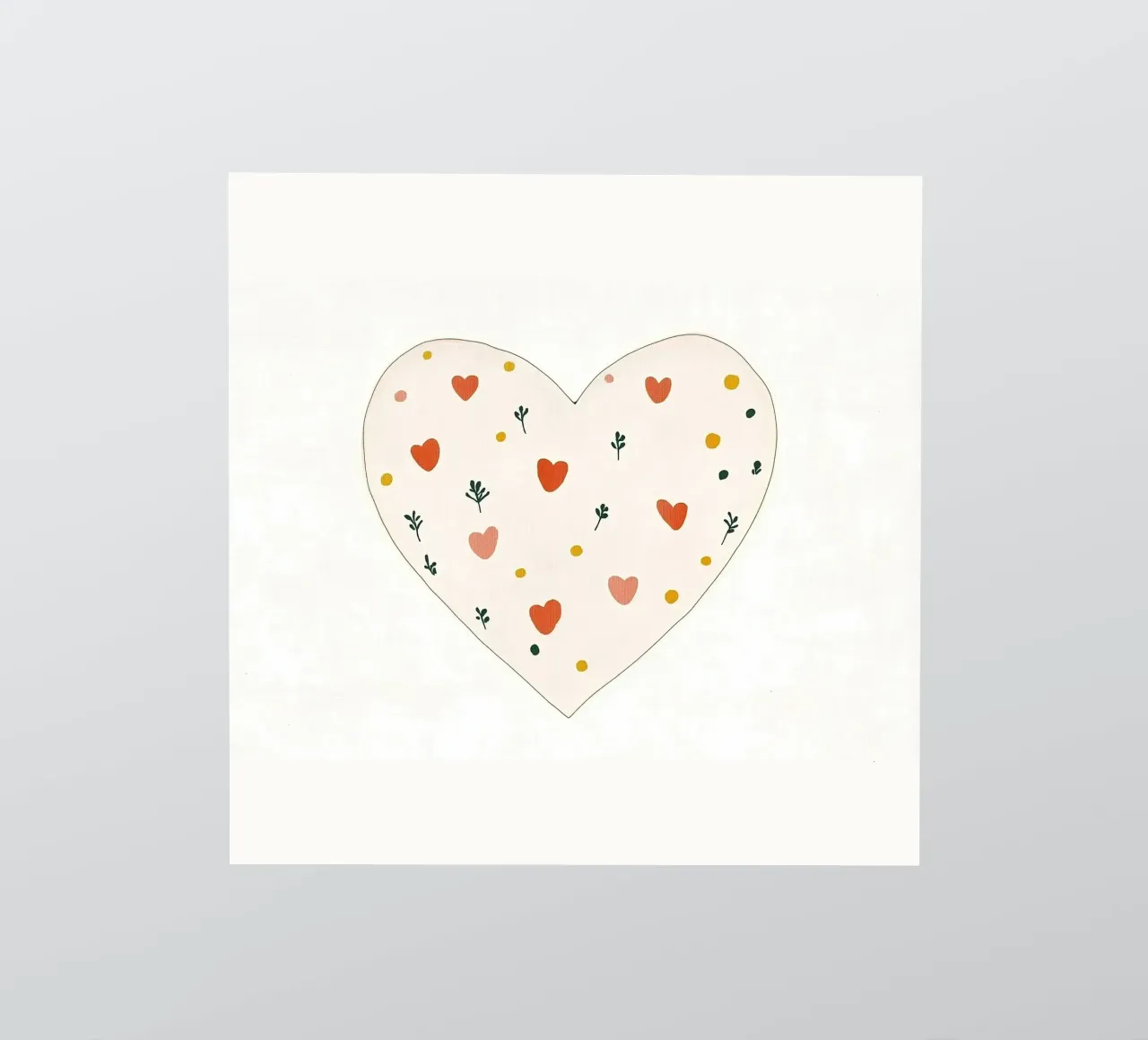 Cuore adesivo da Little Art Lab