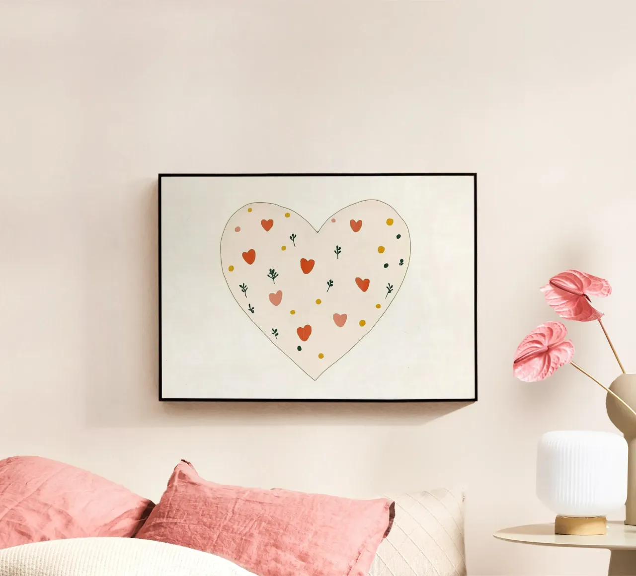 Heart Acryl-Glas von Little Art Lab