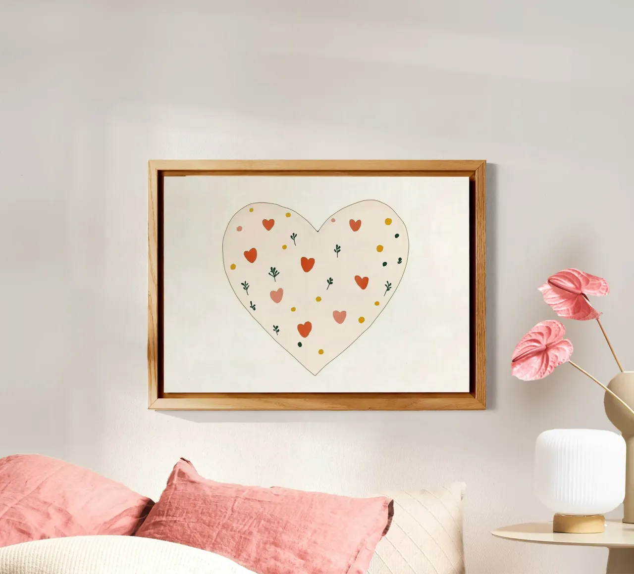 Heart alluminio dibond da Little Art Lab