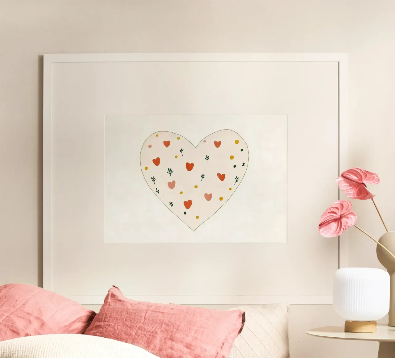 Cuore poster da Little Art Lab