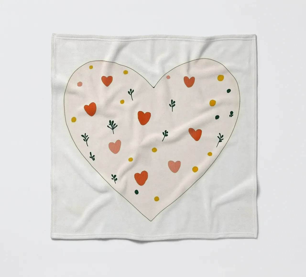 Cuore coperta in pile da Little Art Lab