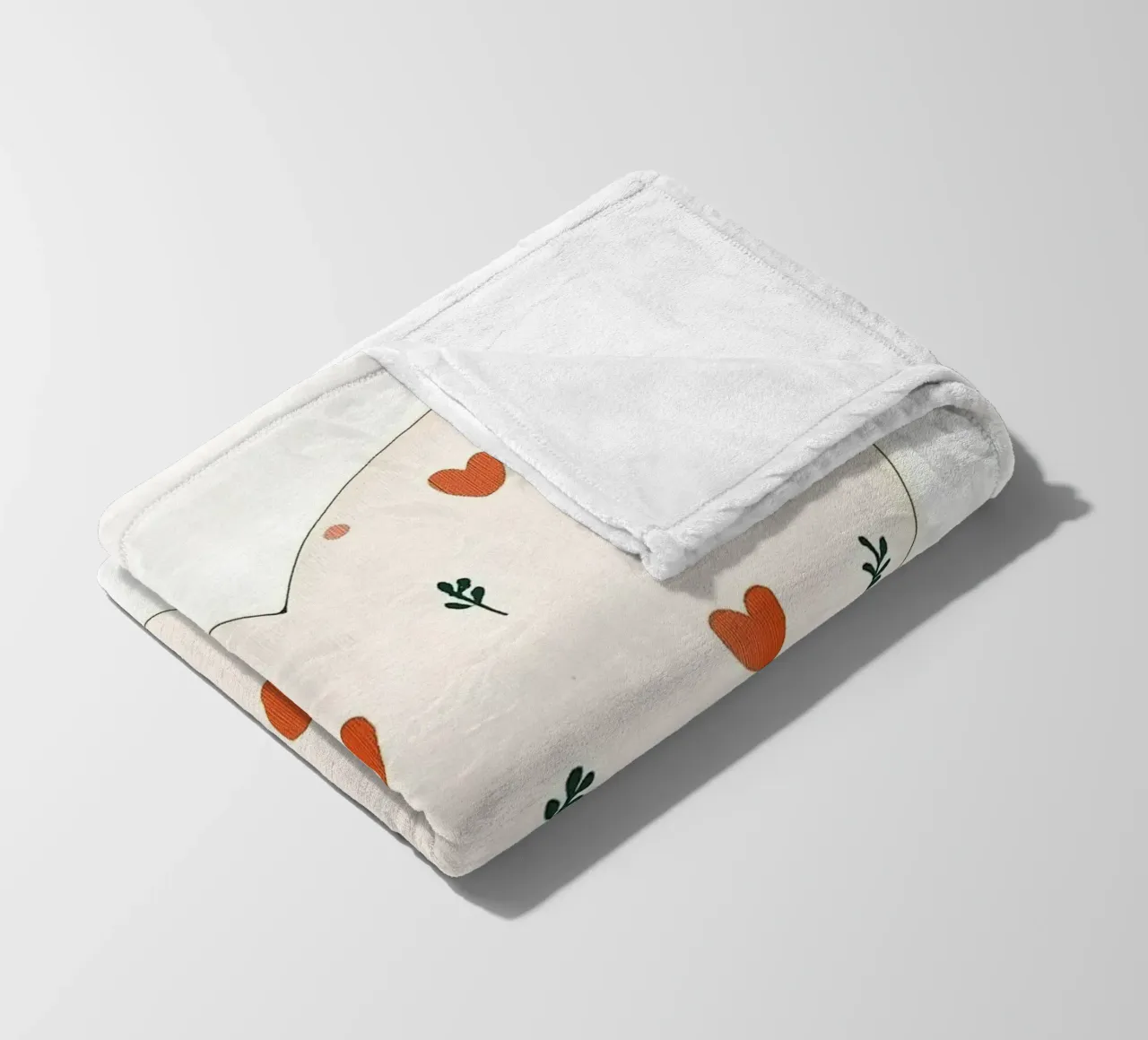 Cuore coperta in pile da Little Art Lab