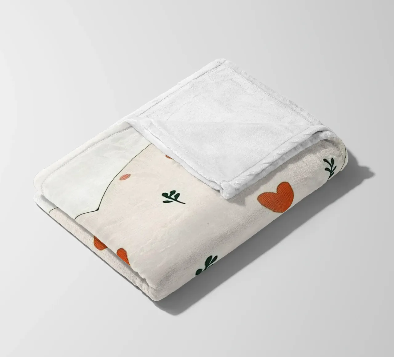 Cuore coperta in pile da Little Art Lab