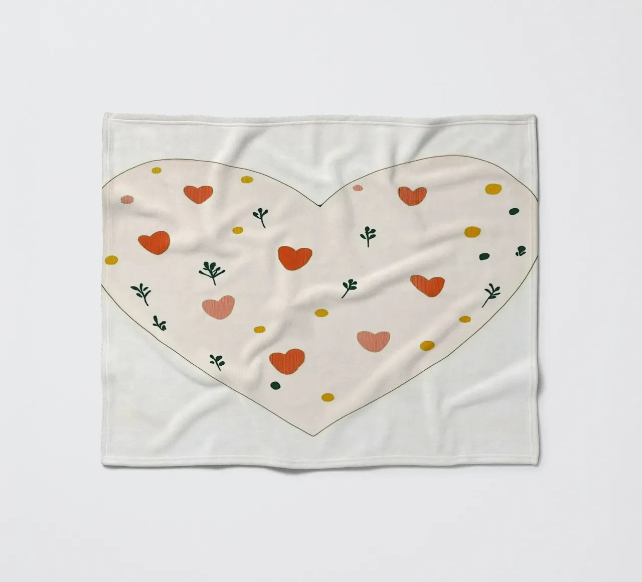 Cuore coperta in pile da Little Art Lab