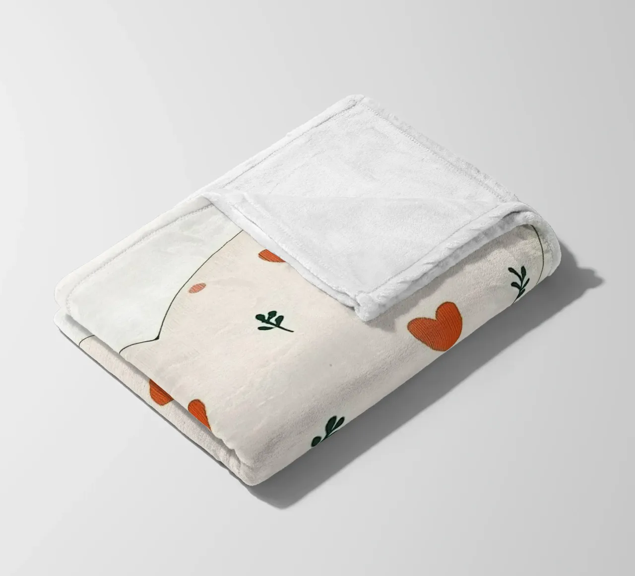 Cuore coperta in pile da Little Art Lab