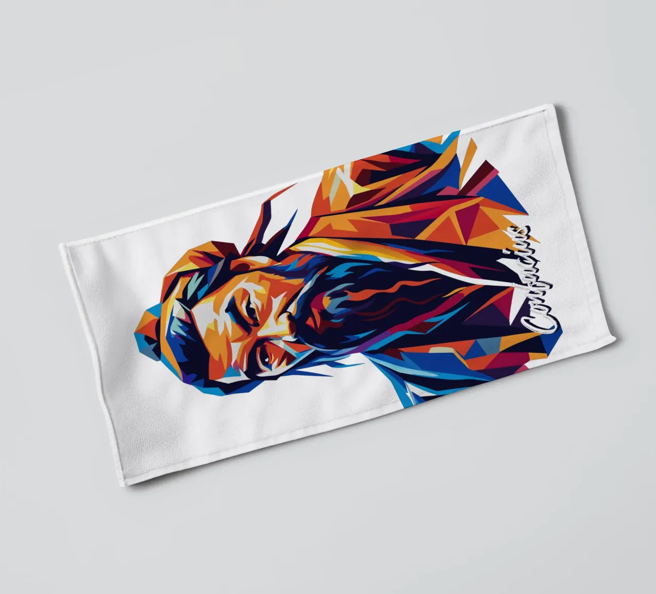 Confucius in WPAP Pop Art asciugamano da bagno da vectorartnesia
