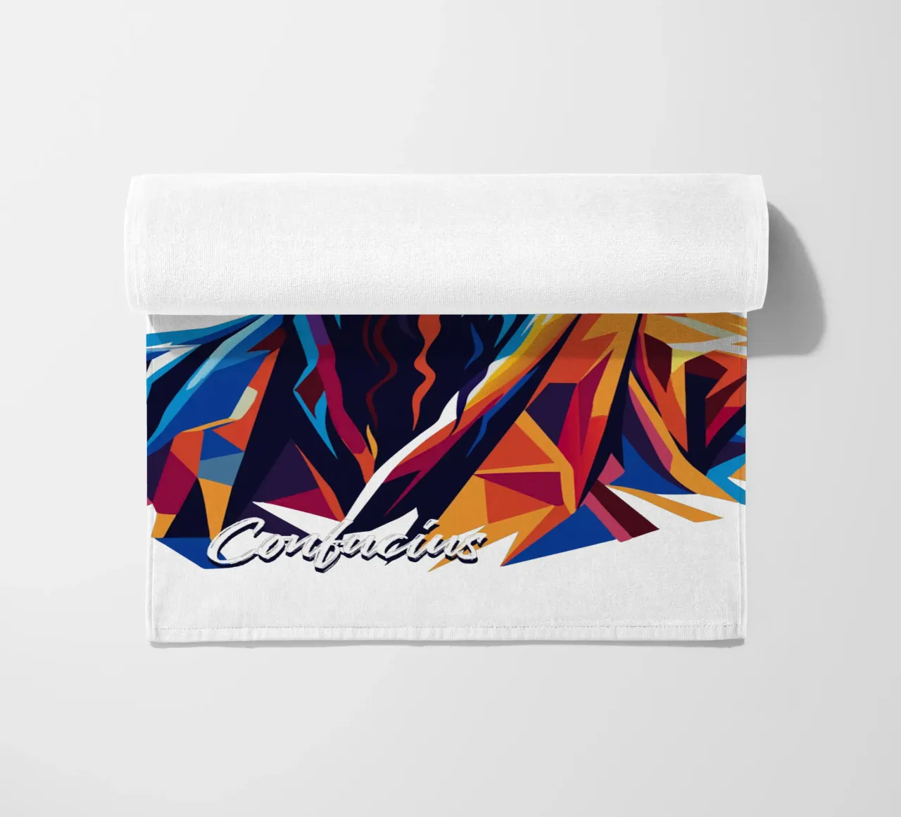 Confucius in WPAP Pop Art telo mare da vectorartnesia