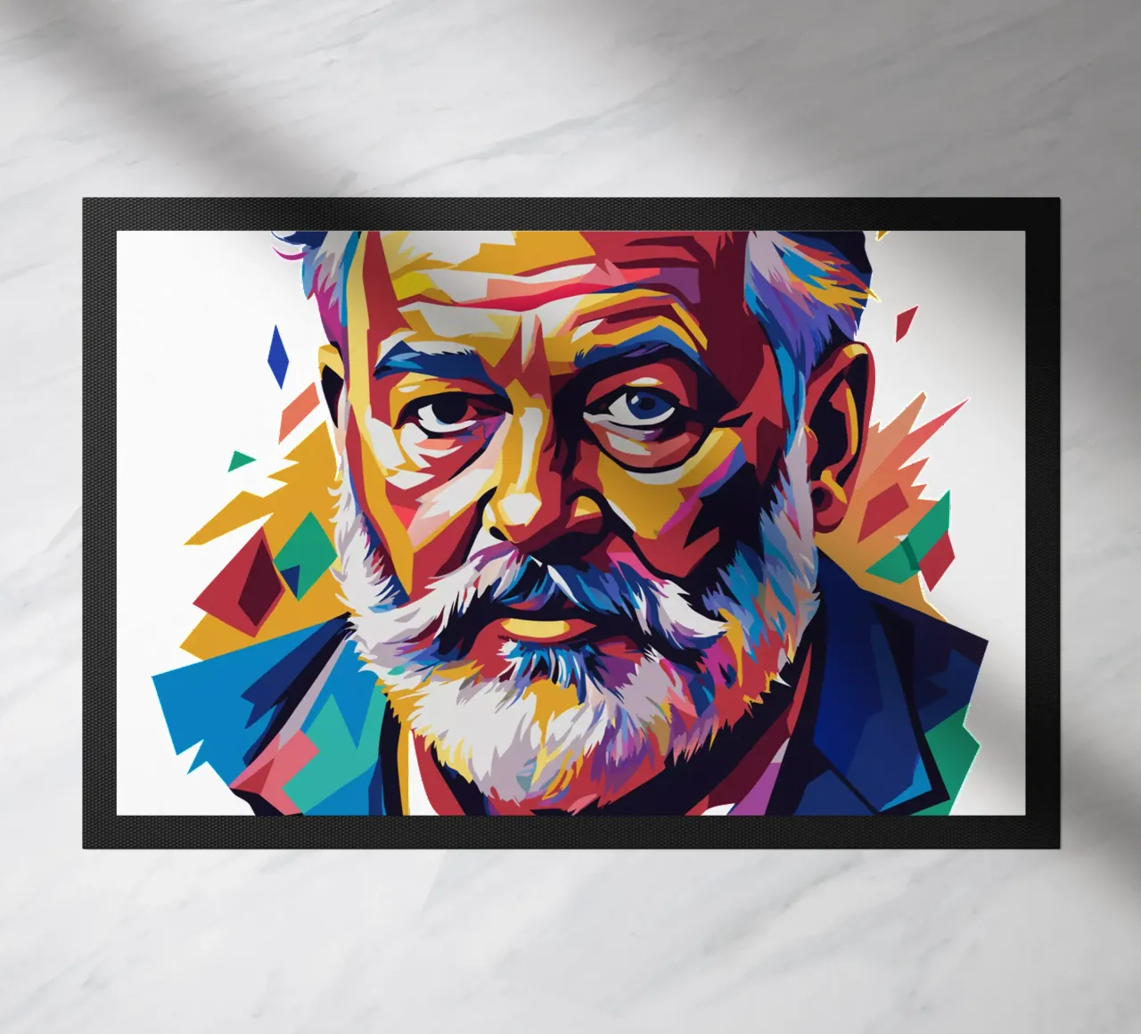 Ernest Hemingway in WPAP Pop Art zerbino da vectorartnesia