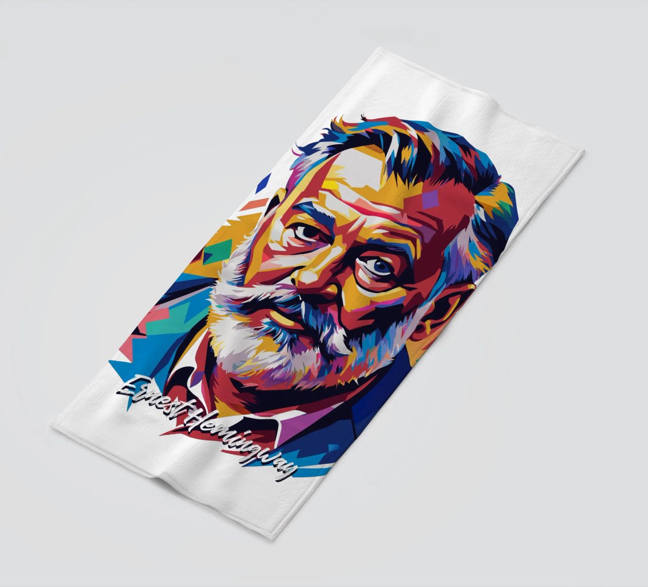 Ernest Hemingway in WPAP Pop Art telo mare da vectorartnesia