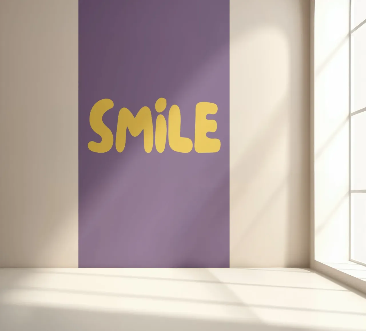 Smiley fotobehang van Tabea Jule