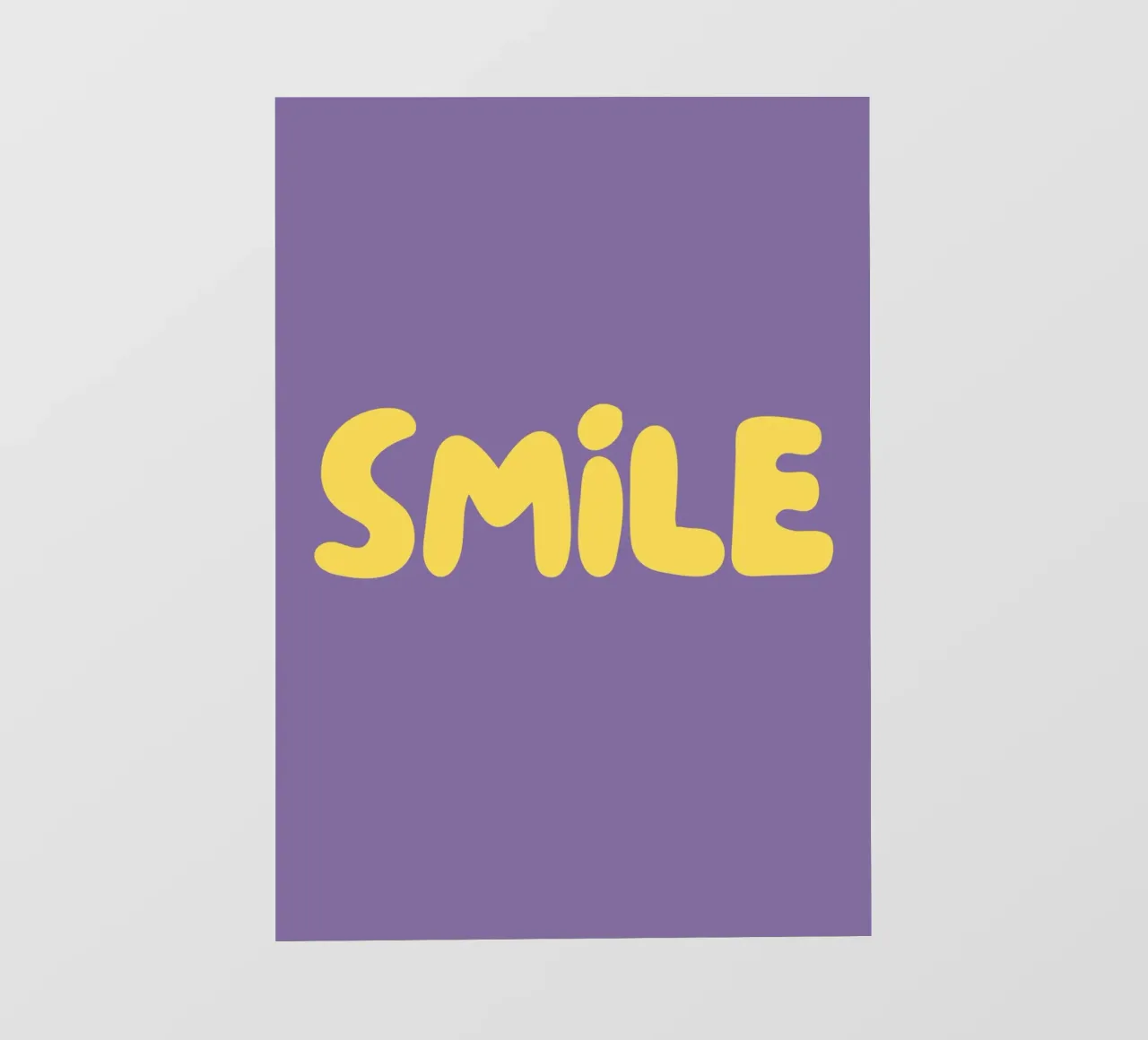 Smiley fotobehang van Tabea Jule