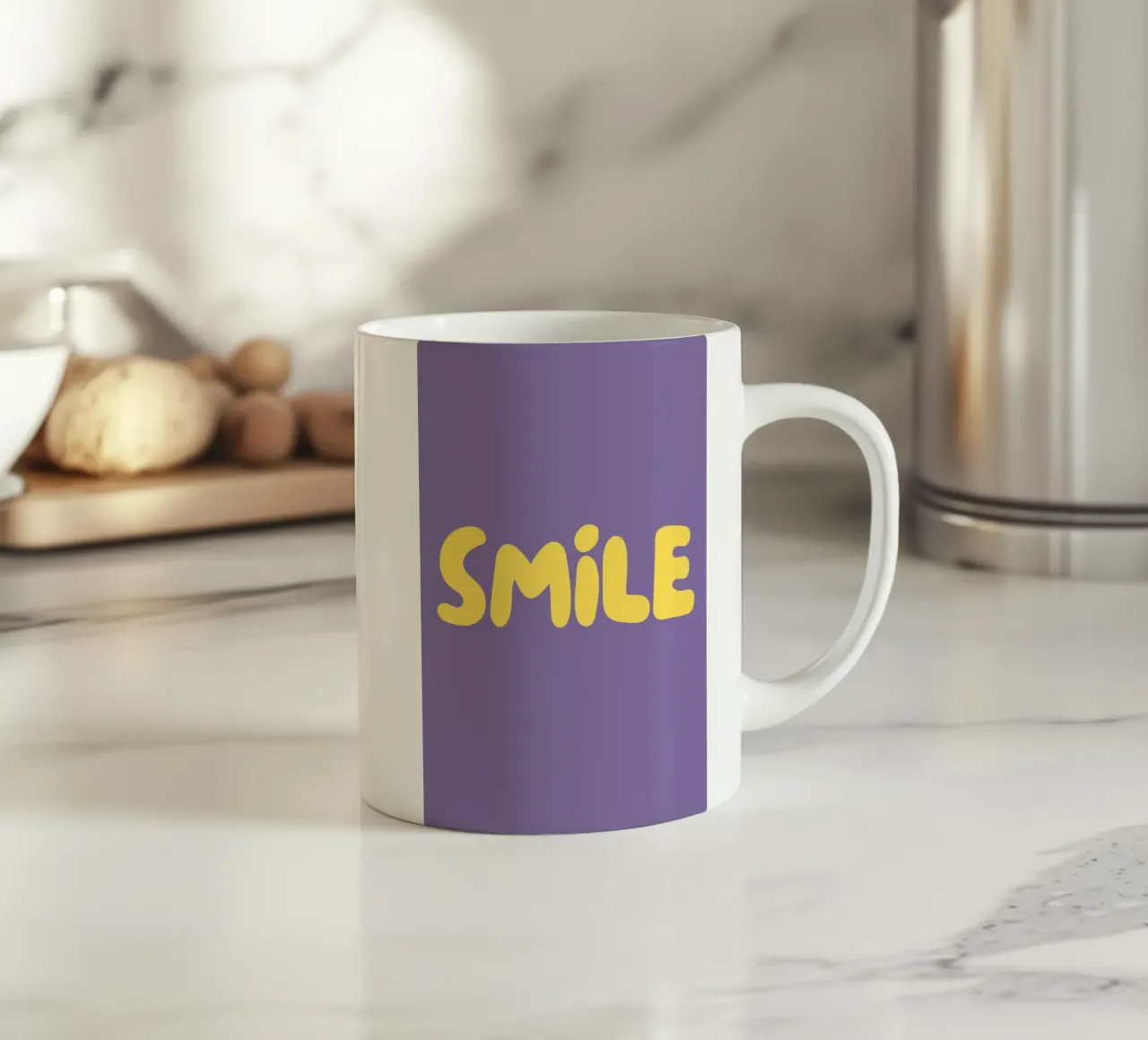 Smiley ceramic mug by Tabea Jule