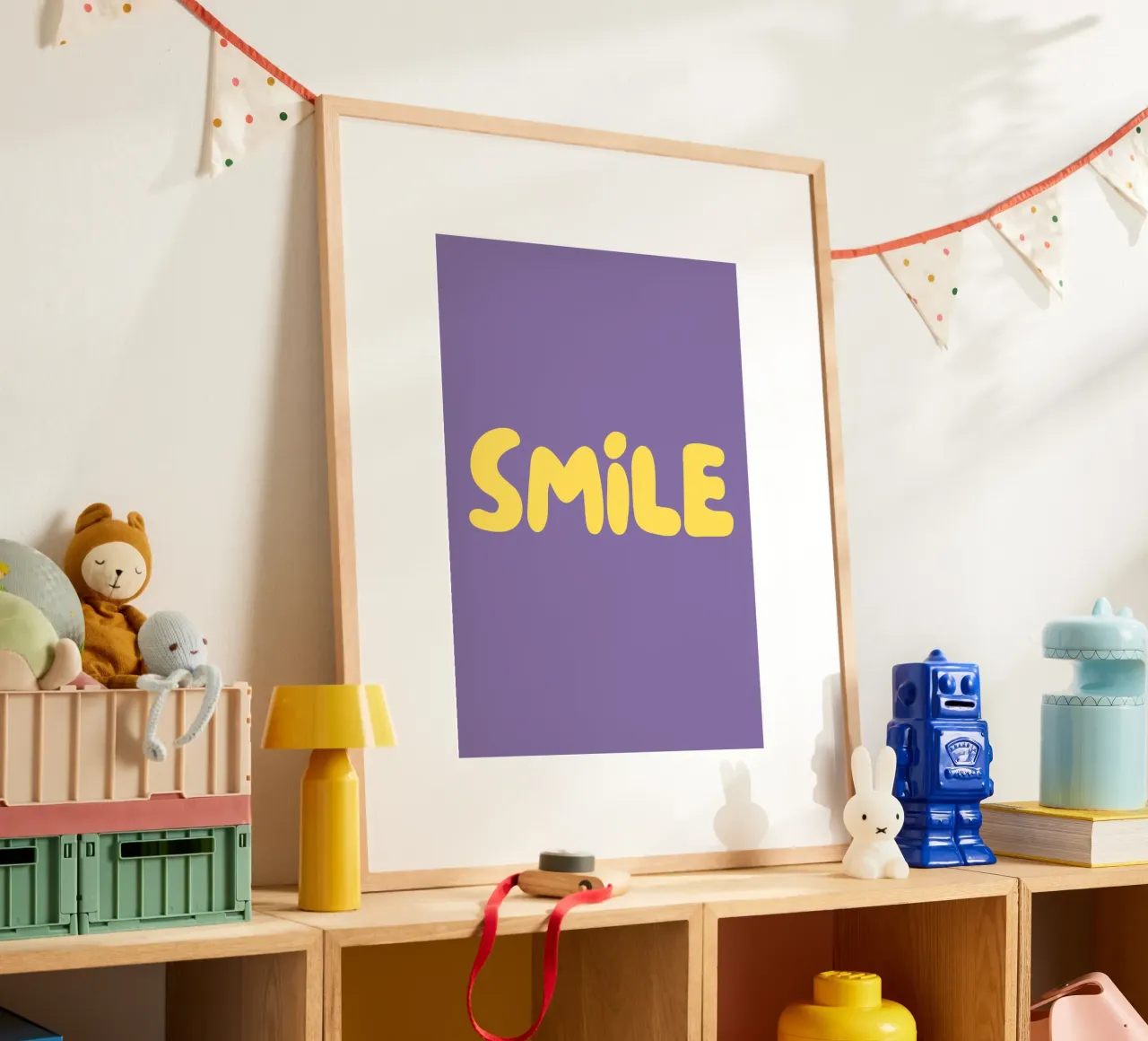 Smiley poster by Tabea Jule