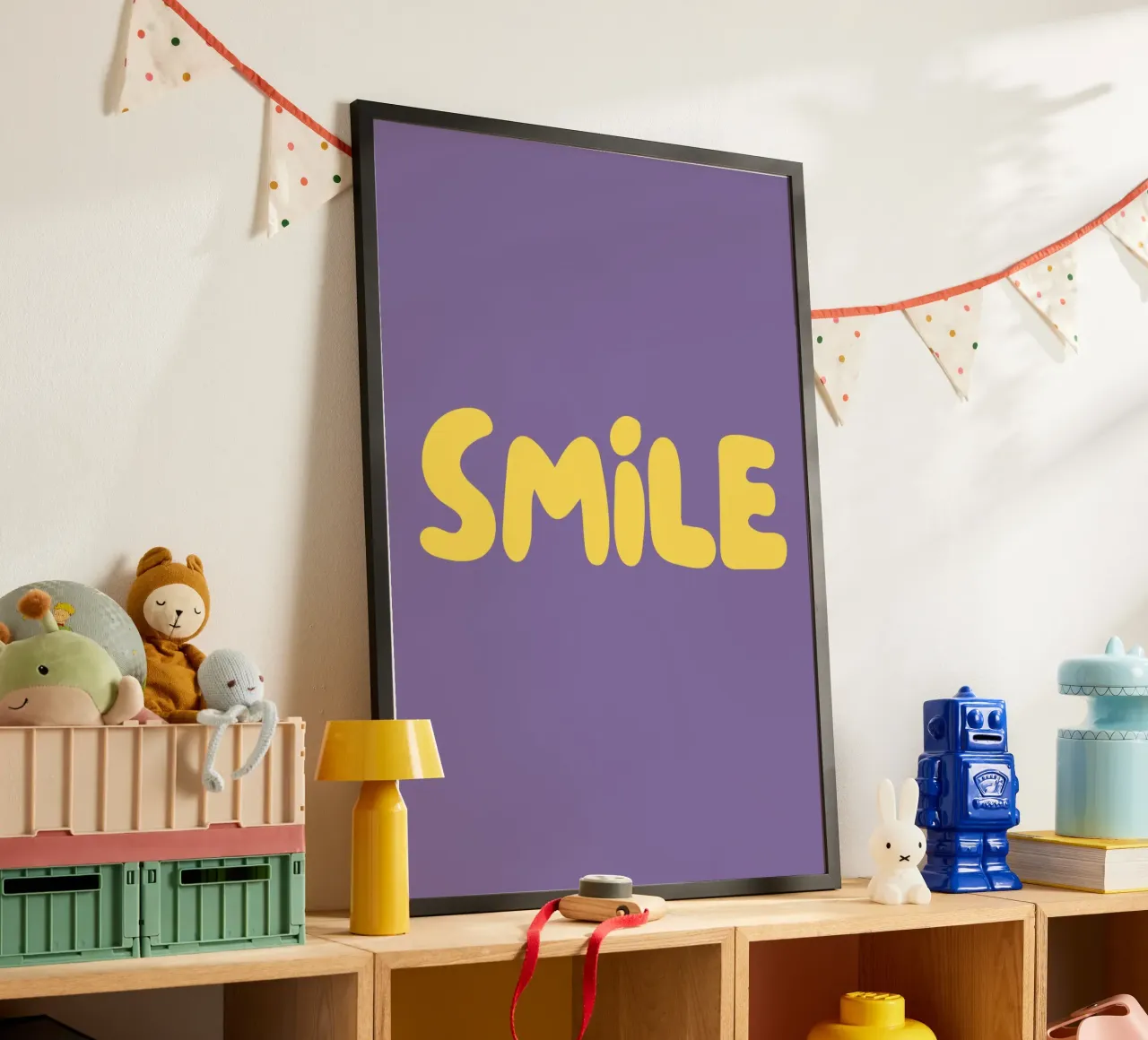 Smiley poster by Tabea Jule
