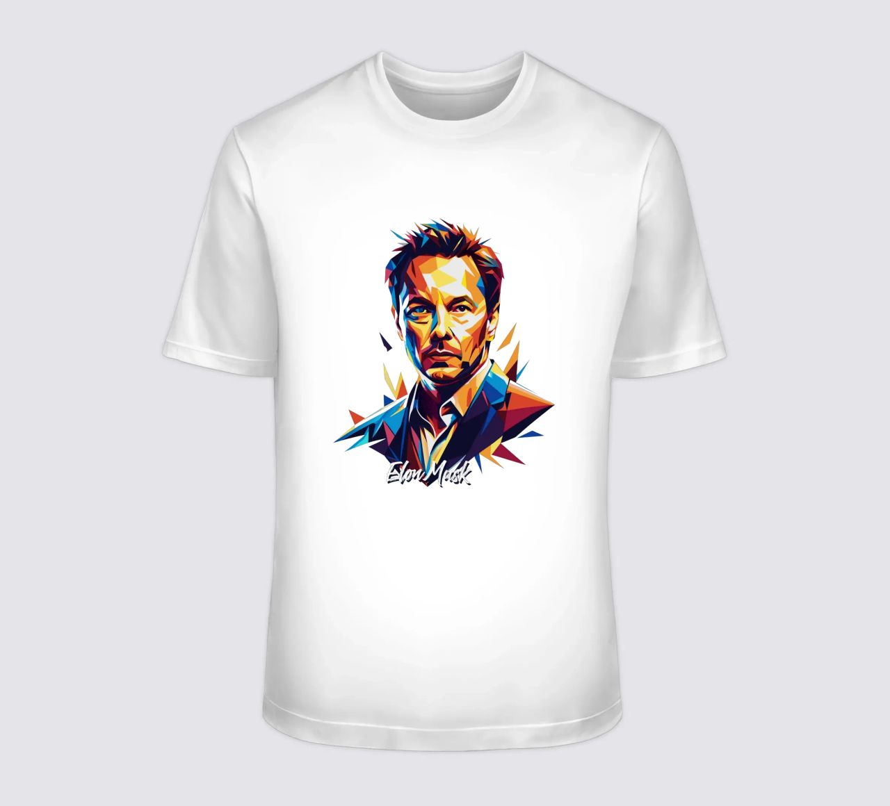Elon Musk in WPAP Pop Art t-shirt da vectorartnesia